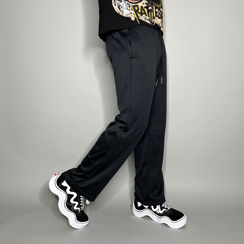 Vintage Y2K Under Armour Sweatpants Mens M Loose Fit Jet Black Polyester